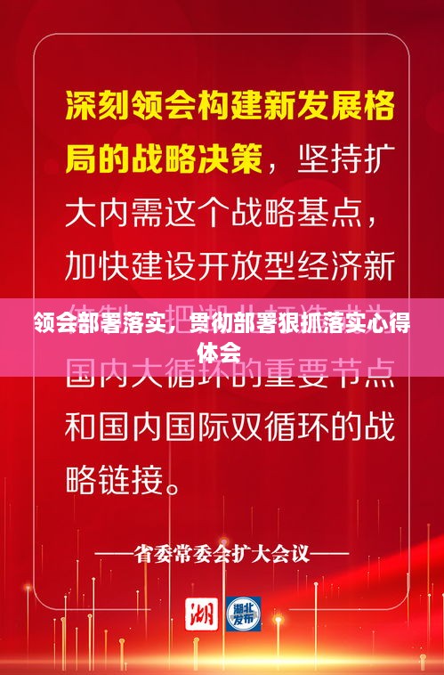 領會部署落實，貫徹部署狠抓落實心得體會 