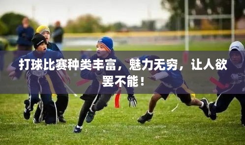 打球比賽種類(lèi)豐富，魅力無(wú)窮，讓人欲罷不能！