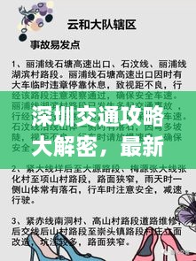 深圳交通攻略大解密，最新指南助你暢游無(wú)阻！
