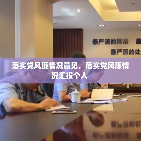 落實(shí)黨風(fēng)廉情況意見(jiàn)，落實(shí)黨風(fēng)廉情況匯報(bào)個(gè)人 