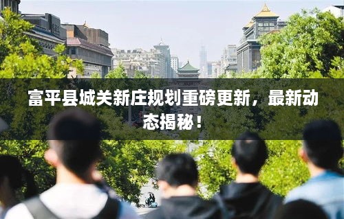 富平縣城關(guān)新莊規(guī)劃重磅更新，最新動態(tài)揭秘！