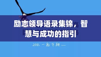 勵志領(lǐng)導(dǎo)語錄集錦，智慧與成功的指引